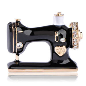 Sewing Machine Brooch